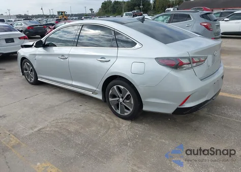 2019 Hyundai Sonata Hybrid Limited from USA, damaged, VIN KMHE34L39KA092275